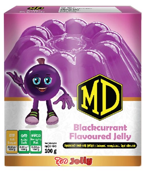 MD Blackcurrant Flavoured Jelly 100g