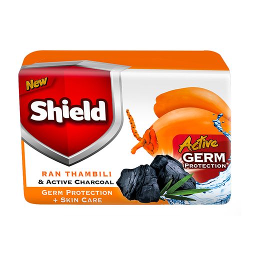 Shield Soap Ran Thambili &amp; Active Charcoal 100g