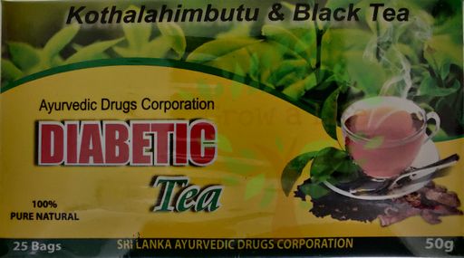 SLADC Kothalahimbutu Diabetic Tea 50g (25 bags)