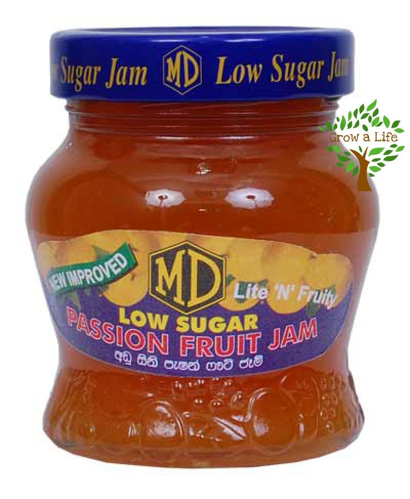 MD Passion Fruit Jam Low Sugar 330g