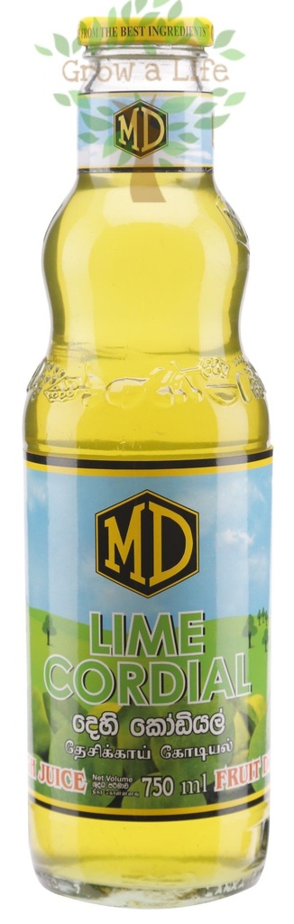 MD Lime Cordial 750ml