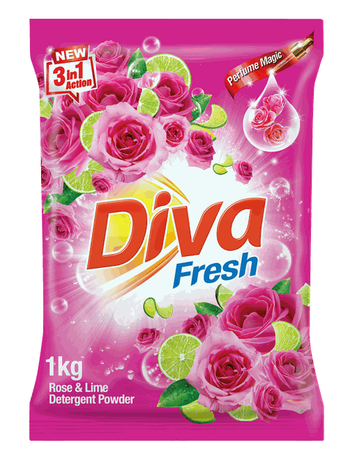 Diva Detergent Powder Rose &amp; Lime 1kg