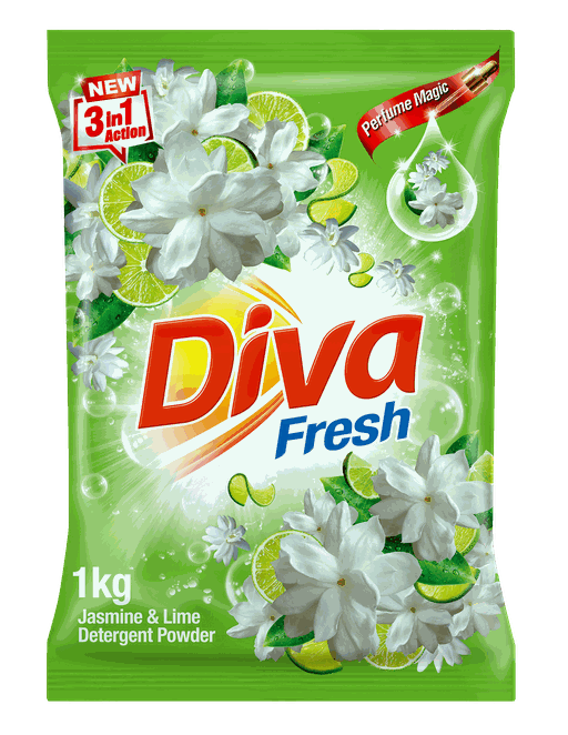 Diva Detergent Powder Jasmine &amp; Lime 1kg