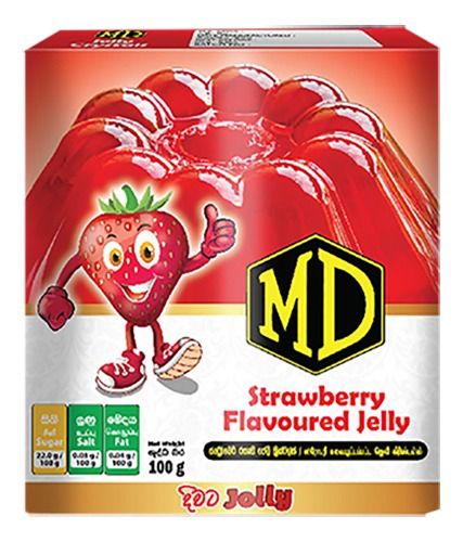 MD Strawberry Flavoured Jelly 100g