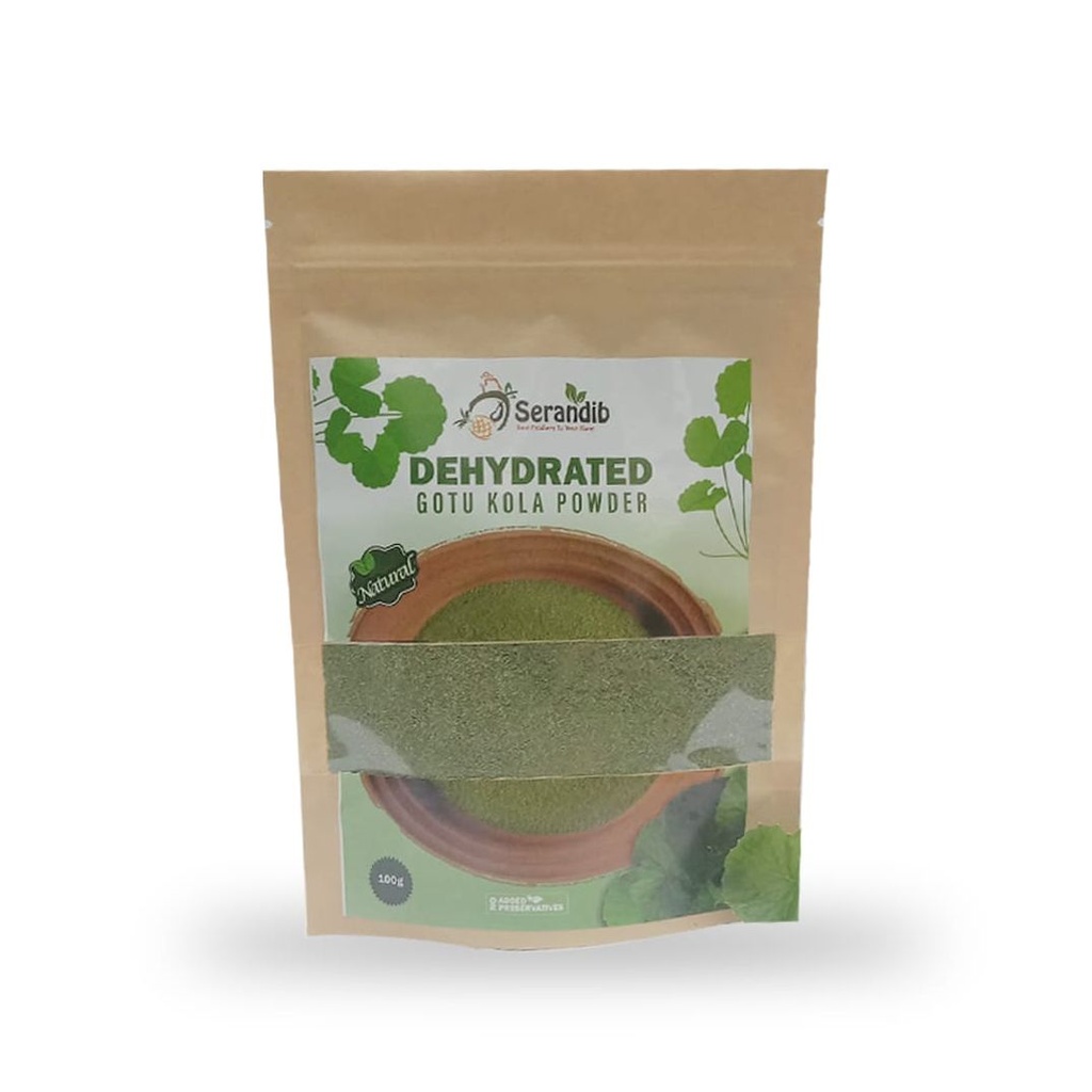 Dehydrated Gotukola Powder (ගොටුකොළ) 100g