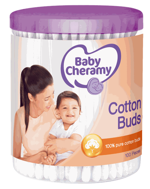 Baby Cheramy Bamboo Cotton Buds 100'S