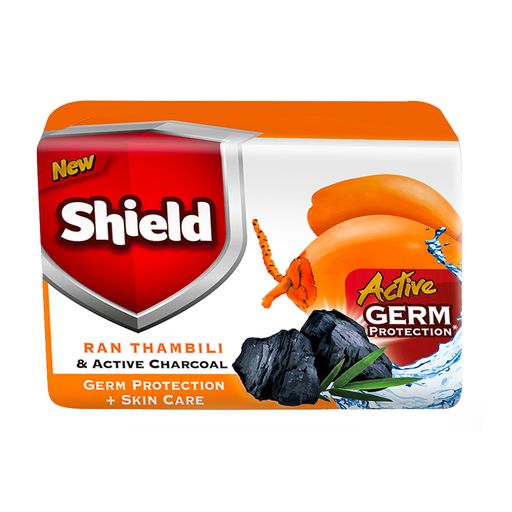 Shield Soap Ran Thambili &amp; Active Charcoal 100g