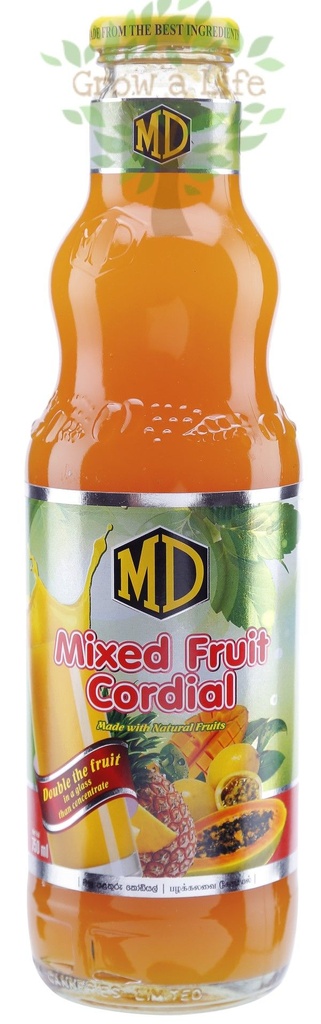 MD Mixed Fruit Cordial 750ml