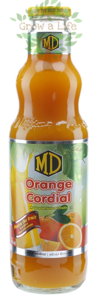 MD Orange Cordial 750ml