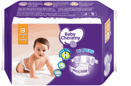 Baby Cheramy Diapers Small 12'S