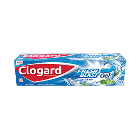 Clogard Toothpaste Freshblast Gel Salt & Mint 120g