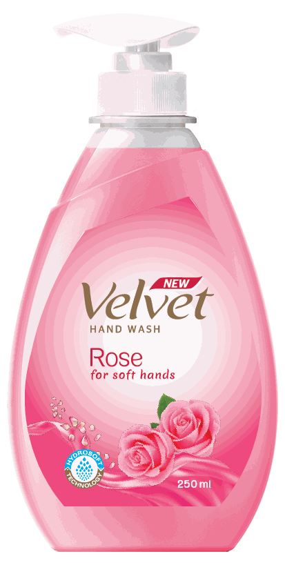 Velvet Hand Wash Rose 250ml