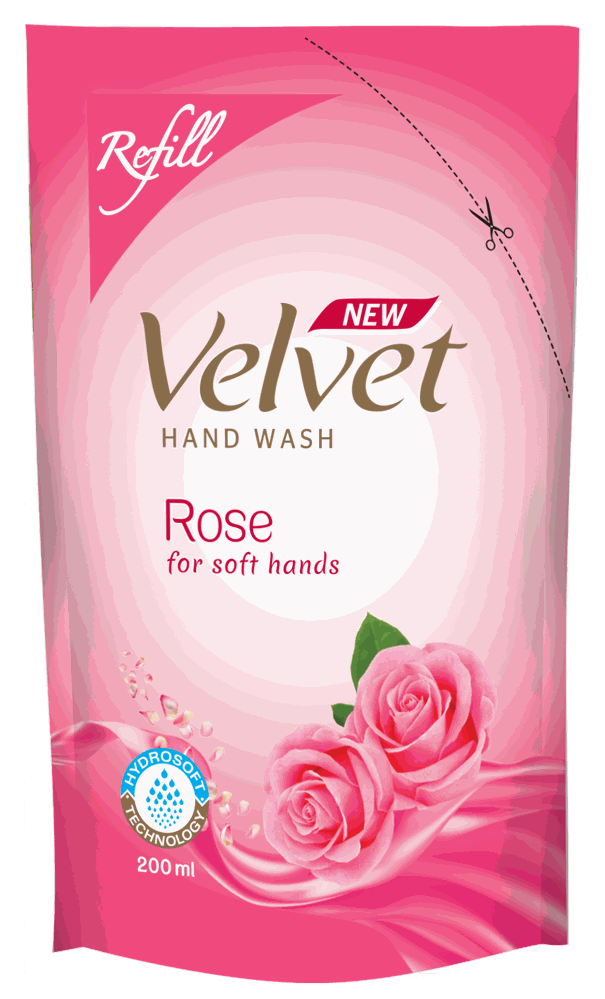 Velvet Hand Wash Rose - Refill Pack 200ml