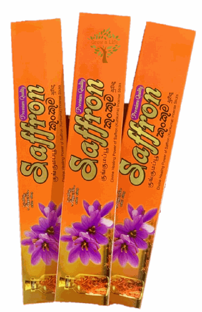 LS Saffron Incense Sticks 1 Pack