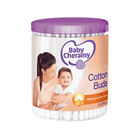 Baby Cheramy Bamboo Cotton Buds 100'S