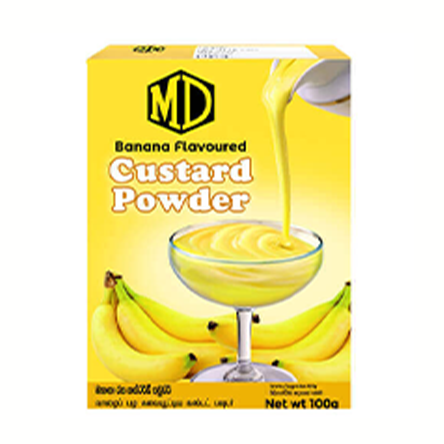 MD Banana Flavoured Custard Powder 100g