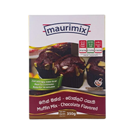 Maurimix Muffin Mix - Chocolate Flavored 350g