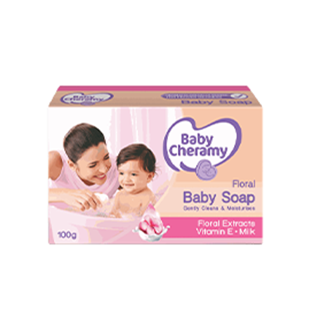 Baby Cheramy Floral Moisturising Soap 100g