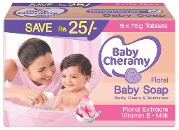 Baby Cheramy Floral Soap Eco Pack 375g