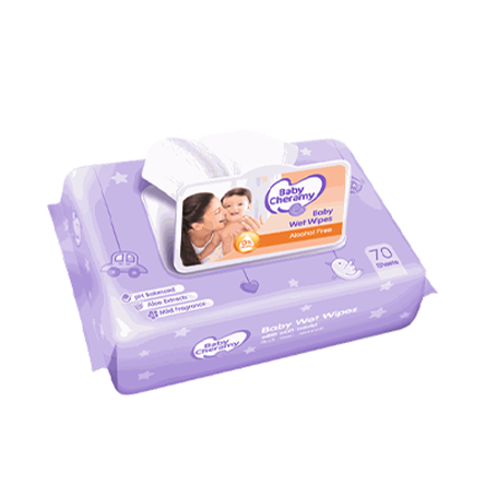 Baby Cheramy Wet Wipes 70'S