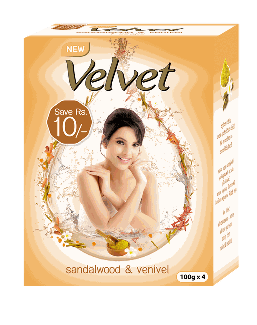 Velvet Soap Eco Pack Sandal & Turmeric 400g Grow a Life