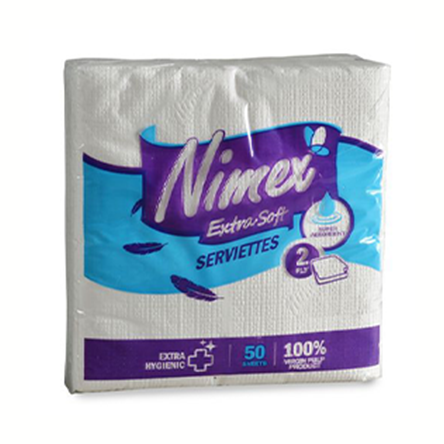 Nimex Paper Serviettes 2Ply 50s