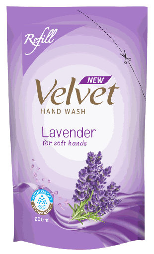 Velvet Hand Wash Lavender - Refill Pack 200ml