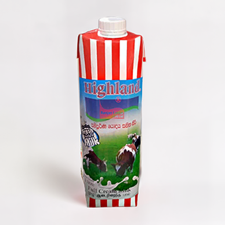 Highland Full Cream Fresh Milk 1Ltr (Tetra Pack)